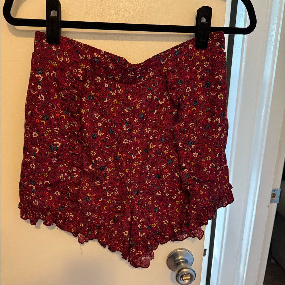 Xhilaration Red High Waist Shorts